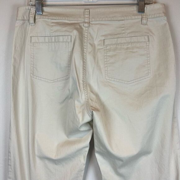 Cabi khaki wide leg pants with 2 front & 2 back pockets- great condition sz 10 - Picture 7 of 7